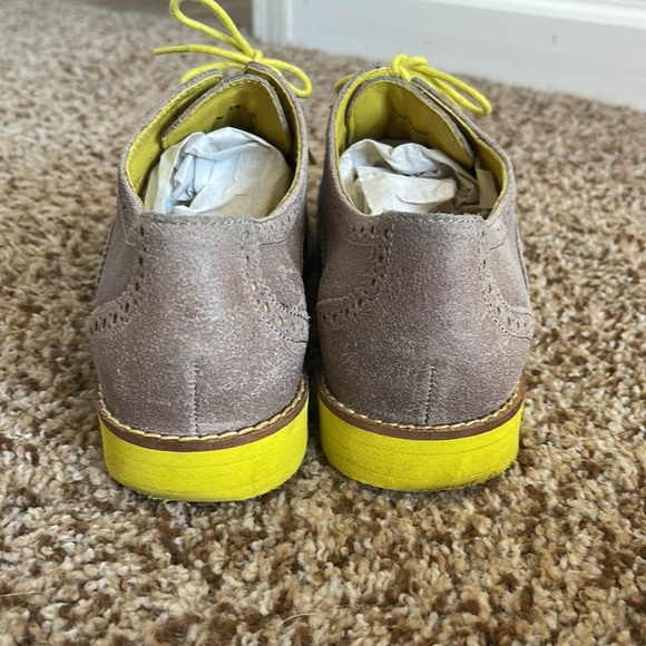 Cole Haan Nike Air Alisa Oxford Shoes Beige Yellow - Picture 3 of 4